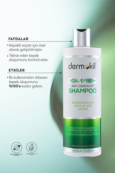 Dermokil Scalp Fresh Anti-Dandruff Shampoo 390 ml