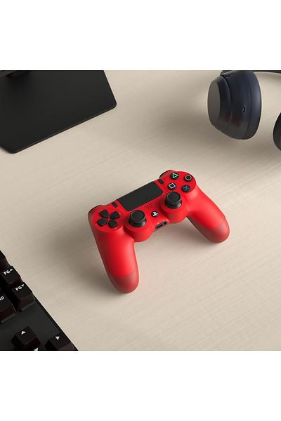 COOYA Wireless Game Joystick Controller for PS4,Highly Sensitive,Comfortable,Red