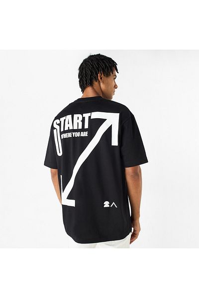 FAV Printed Crew Neck T-shirt with Short Sleeves