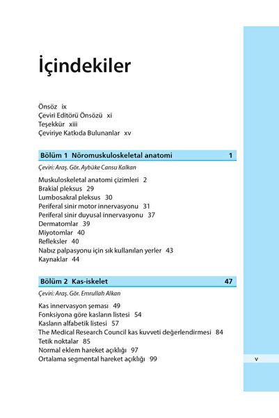 Güneş Tıp Kitabevi Fizyoterapistin El Kitabı