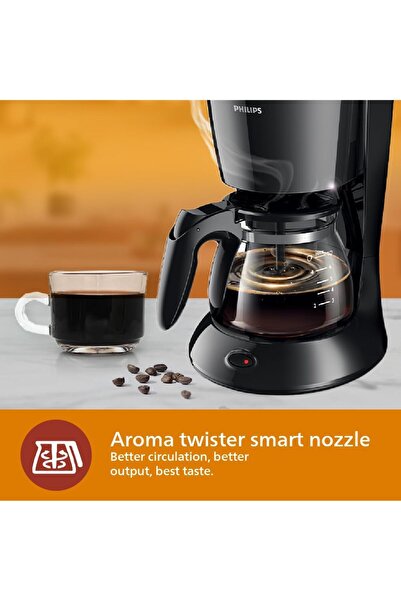 Philips Daily Collection Coffee Machine 0.6 L 750 W Hd7432/20 Black