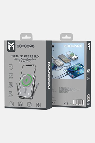MOOGMAX 4 In 1 Mx219 Power Bank 10000 Mah, Blue