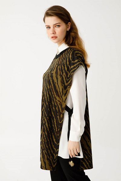 Esswaap Tree Bark Printed Inside and Outside Set Khaki