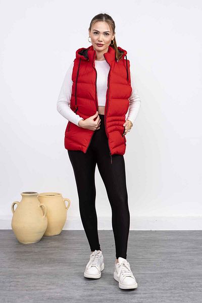 Boymen Waterproof Women's Vest Detachable Hooded Vest Comfortable Fit