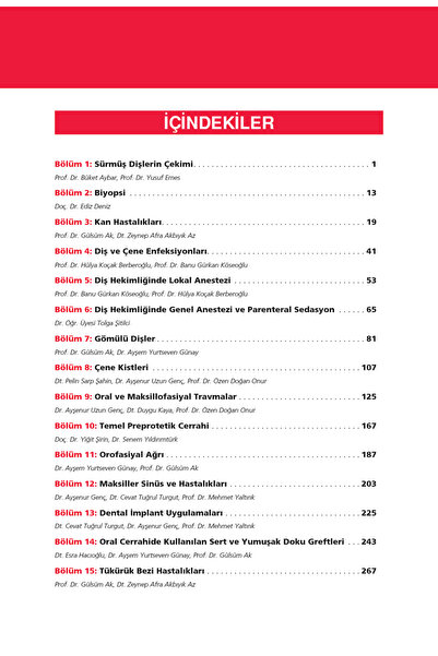 Güneş Tıp Kitabevleri Ağız Diş Ve Çene Cerrahisi Akıl Notları