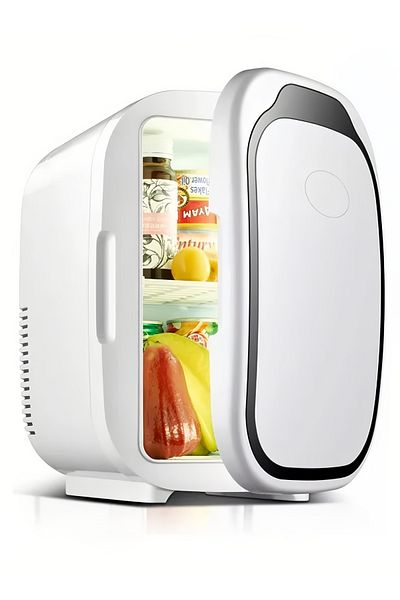 fulina 6L Mini Makeup Fridge, Portable,Cooler and Warmer,Eco-Frirndly And Mute,With a Removable Shelf
