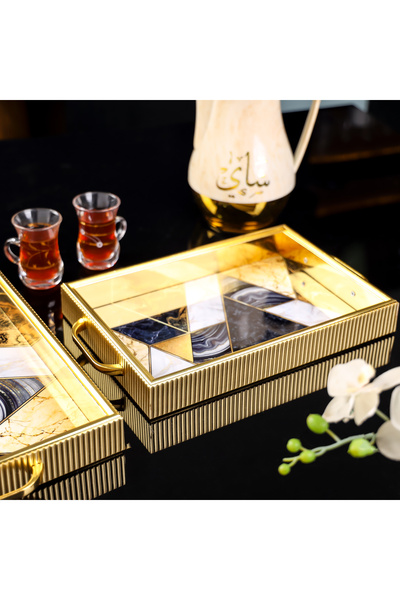ROYALFORD Arabic Tray Set RF12225 Pack of 2