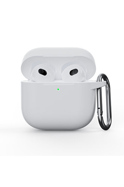 PSGT Airpods Nesil 4 Uyumlu Kılıf Silikon Kapak Arka Koruma Kabı Koruyucu Kılıf