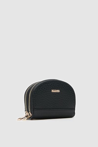 OLLBAG Jefece Black Color Natural Pattern Bag Wallet