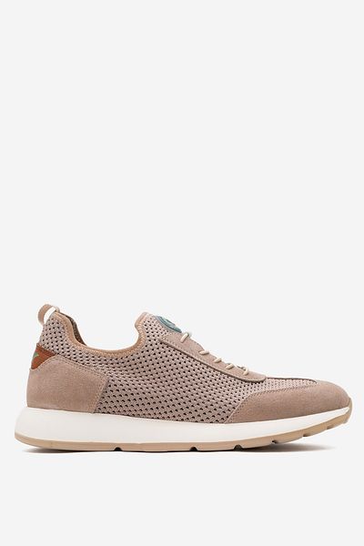 Dericlub Ανδρική σόλα Comfort Mesh Casual Αθλητικά Παπούτσια από πραγματικό δέρμα CR 2677 ΜΠΕΖ