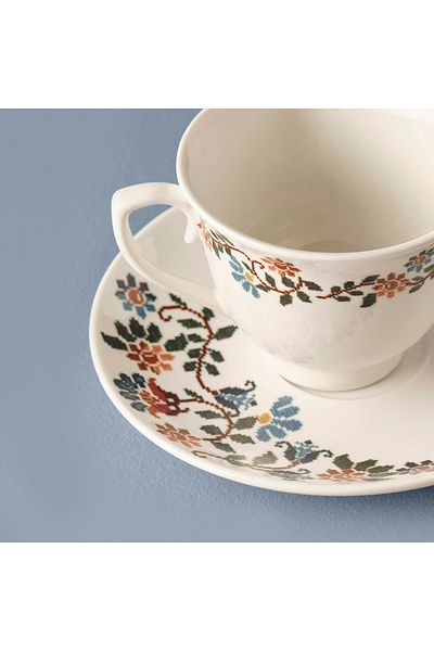 Bella Maison Vintage Porcelain Set of 2 Coffee Cups Blue (90 Cc)