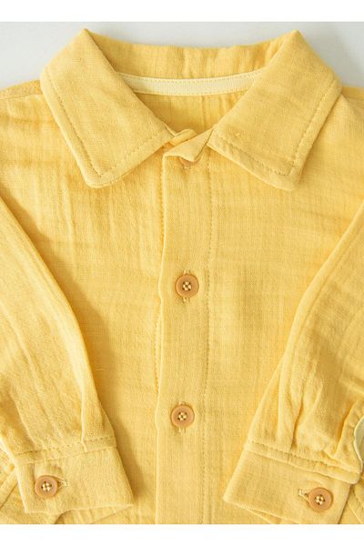 kitikate Yellow Organic Mia Shirt