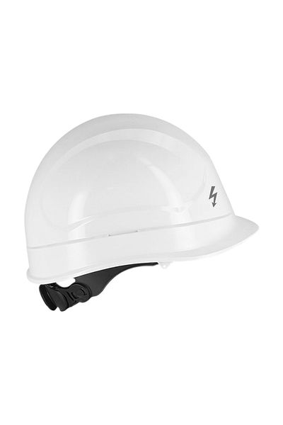 Badem10 Electrician Hard Hat Head Protector Hard Hat White En 397:2012+A1:2012 Conform to Standards with Strap Sweat Cloth