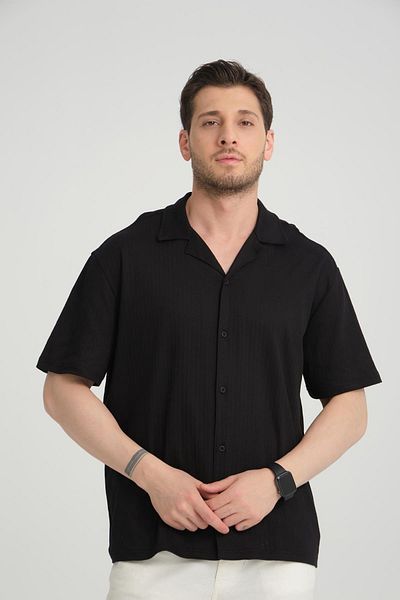 Store Men's 100% Cotton Button down Shirt - Stylish and Comfortable Short Sleeve Design, Summer Fashion