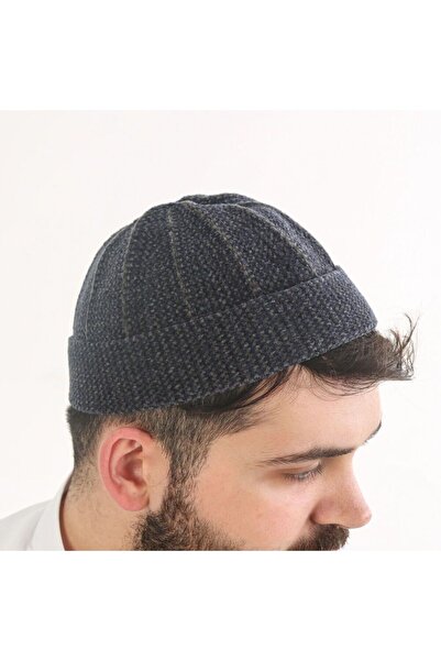 İkranur Шапка с набори от шонил – тъмносин и сив