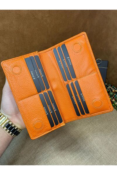 SANAT LEATHER Sl-2161 Hakiki Deri Telefon Bölmeli Unisex Portföy Cüzdan