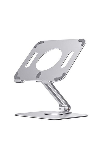 FlashHawk Aluminum iPad Stand,Rotatable Height Adjustable Tablet Holder for 14 inch