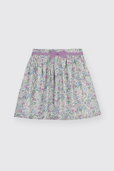 Panço Kız Çocuk Çiçek Desenli Etek