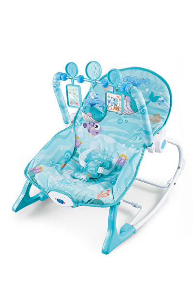 Ma Baby Multifunctional Baby Rocker, Music Vibration Rocking Bed, Rocking Chair Recliner