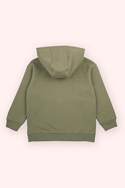 Panço Erkek Çocuk Haki Fermuarlı Sweatshirt