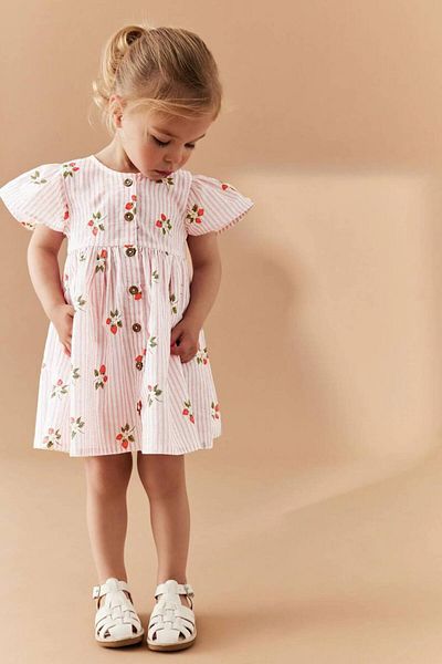 Bloom Bbk-285 Floral Buttoned Dress