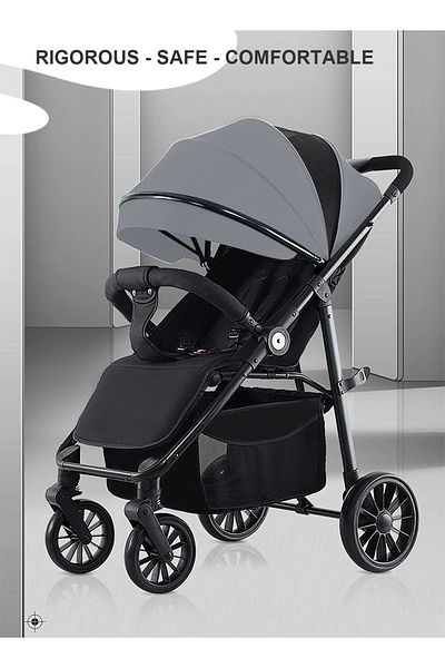 Ma Baby Baby Compact Stroller,Stroller Pram With Adjustable Footrest,Can Sit And Lie