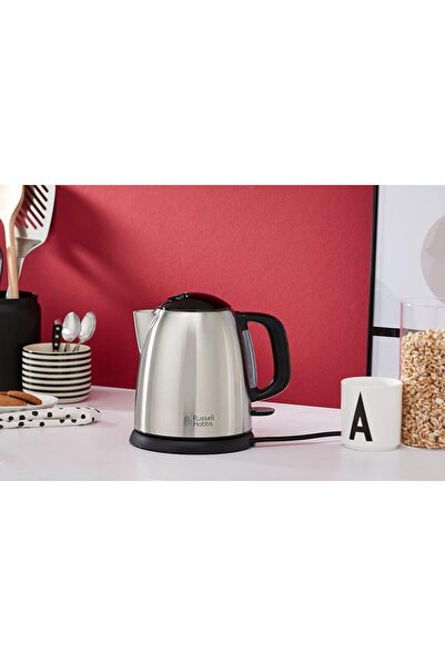 RUSSELL HOBBS Adventure 24991-70 Mini Su Isıtıcısı, 1L, 2400W,  Paslanmaz Çelik