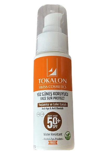 Tokalon Face Sunscreen Anti-Aging and Blemish Spf50 - Face Sun Protect Anti-aging 60 ml