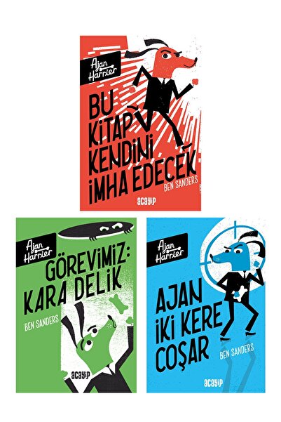 Acayip Kitaplar Kara Delik/Ajan İki Coşar/Bu Kitap Kendini İmha  Edecek