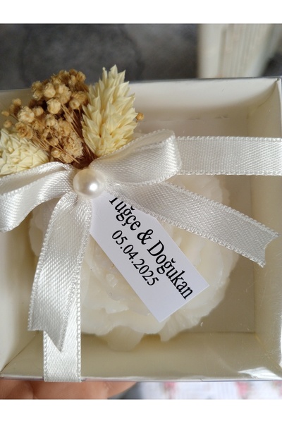 Butik Kutulu şakayık mum