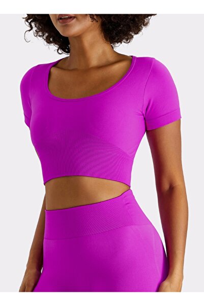 KAWN YOGA حمالة صدر رياضية نسائية مغلقة الظهر - حمالة صدر مبطنة منخفضة التأثي...