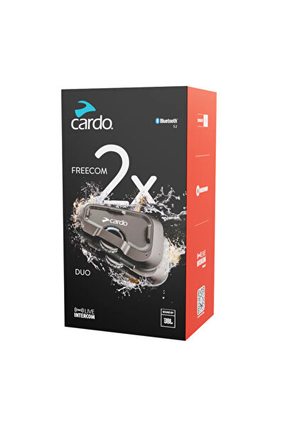 CARDO FREECOM 2X BLUETOOTH VE INTERCOM (İKİLİ PAKET)