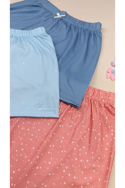 siyalife Pantaloni scurți pentru acasă, cu modele, cu textura moale