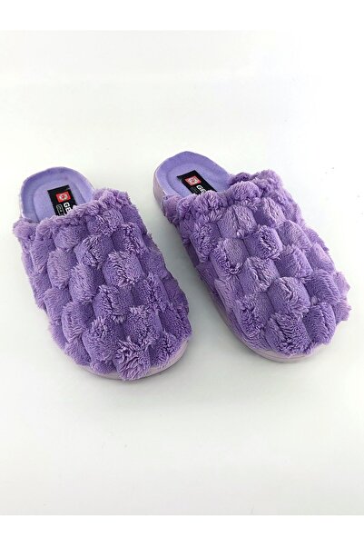 GEZER KADIN LİLA RENK KIŞLIK MİSAFİR,EV VE ÇEYİZ TERLİĞİ