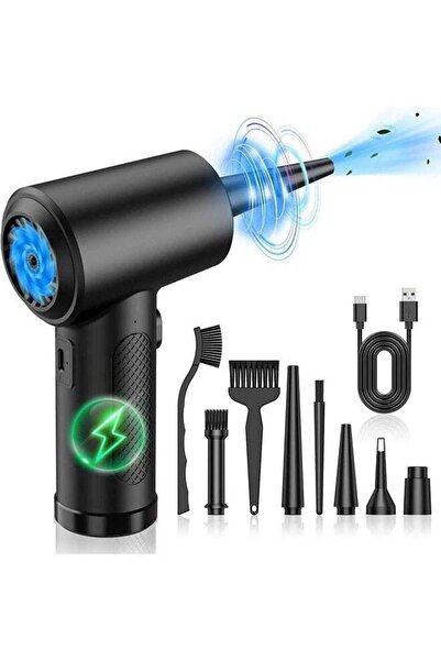 COOYA Air Vacuum Cleaner, 100000rpm, No Canned Air Duster, Car, Pc Air Duster, Compressed Air for 7600mah