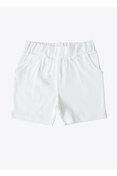 kitikate Organic Saurus 2-Piece White Green Shorts