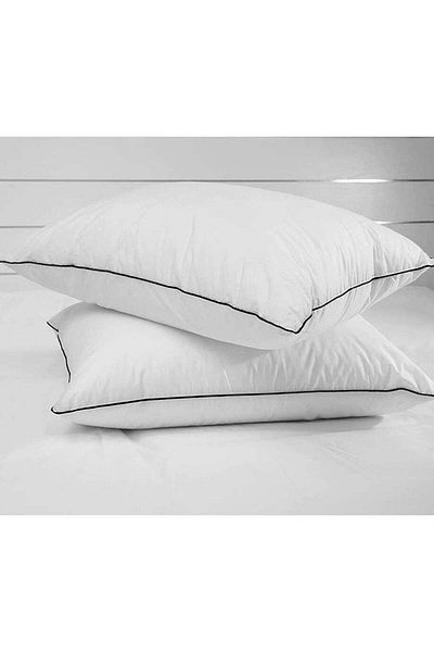 Comfy 2-Piece Long Body Pillow With Black Cord