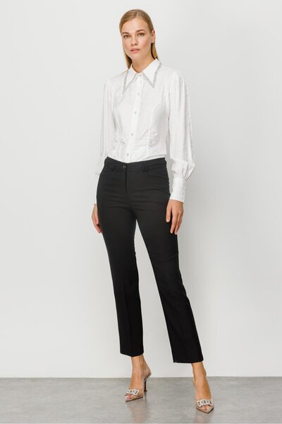 Moda İlgi Modailgi Beş Cep Dar Paça Pantolon Siyah