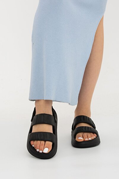 GEZER Black Ultra Light Eva Sandals Slippers