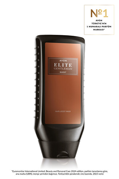 AVON Elite Gentleman Quest Parfüm Kokulu Saç Ve Vücut Şampuanı 250 Ml.