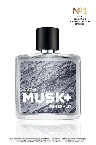 AVON Men's Perfume Edt - Musk+ Mineralis 75 ml