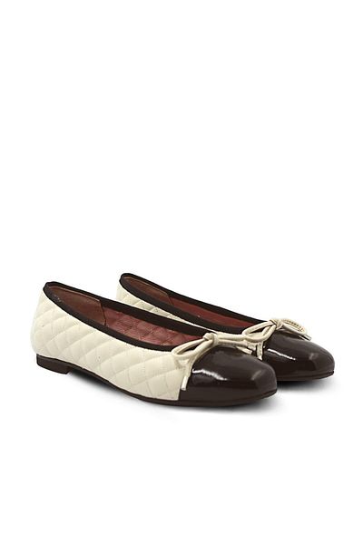 Vario Black Napa Patent Leather Cream