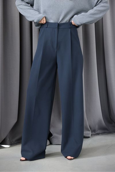Özge Özgenç Straight Cut Premium Fabric Trousers