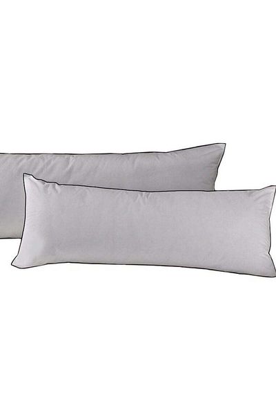 Comfy Hotel Quality Stripe Pillow - White