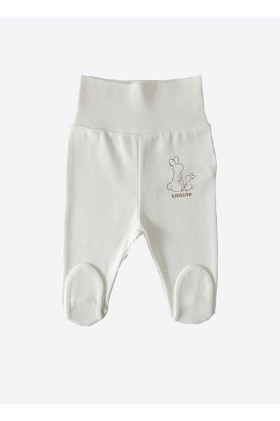 kitikate Organic Booties Trousers Ecru