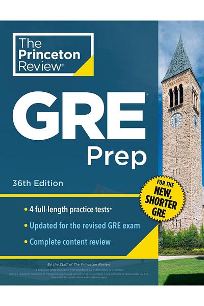 Princeton Review Gre Preparation 36 Rinsing Exam Tests + with Questions and Help + Online Featuraler