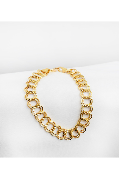 kuyumcu nurettin (5.60) gr Samanyolu Iki Halkalı Bileklik 22 Ayar