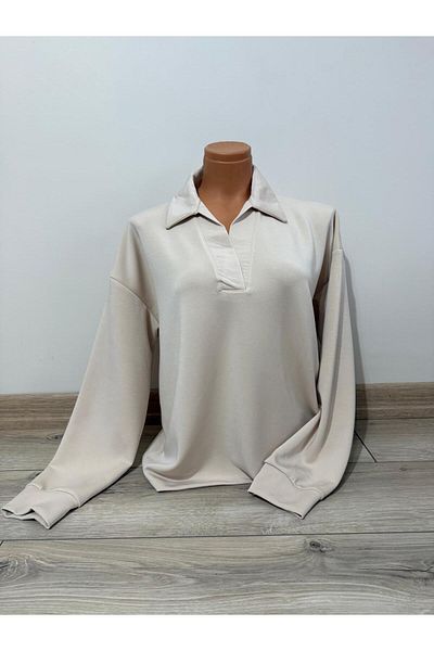 NOXS Women's Cream Color Oyşo Tracksuit Set