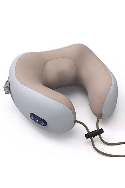 COOYA Electric Neck Massager, Portable U-shaped Pillow, Rechargeable, for Pain Relief at Home Travel