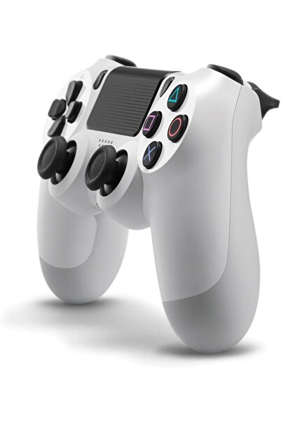 COOYA Wireless Game Controller Compatible with Ps4,with LED indicator Light,Adjustable Weight,White